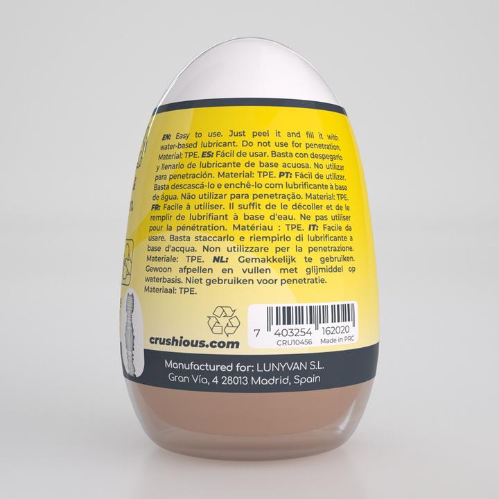Produktbild Crushious Ezy Egg - Masturbator Egg - Anal - Yellow