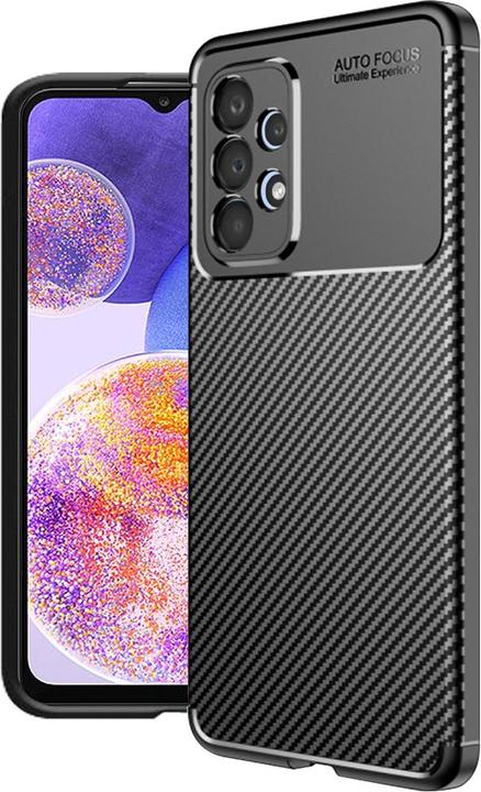 Produktbild Techsuit - CarbonFiber - Samsung Galaxy A23 4G / A23 5G - Black (Samsung Galaxy A23, Samsung Galaxy A23 5G)