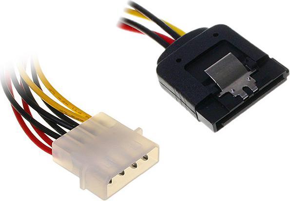 Produktbild Aquatuning Strom/SATA Kabel (15 cm, 15 pin S-ATA, 4 pin Molex)