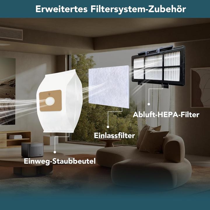Produktbild Akitas C5 Bodenstaubsauger mit HEPA-Filter