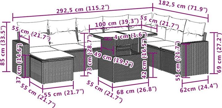 Produktbild vidaXL Justice