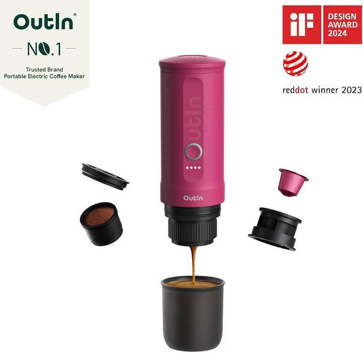 Actual product image OutIn Tragbare Espressomaschine Nano