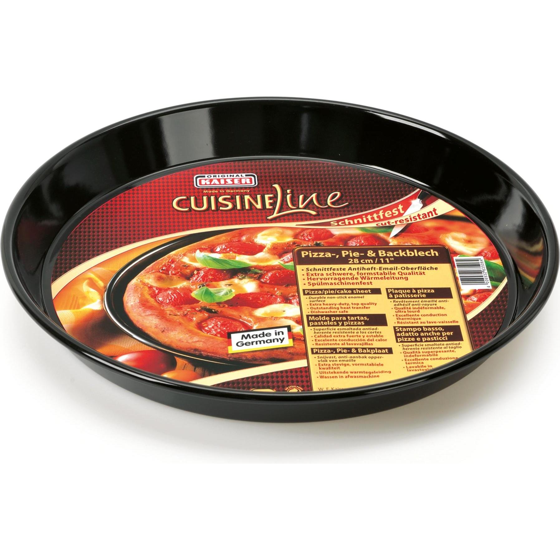 Thumbnail - Kaiser, Pizza Zubehör, Pizzablech Backblech rund 28cm Inspiration Blech antihaftbeschichtet