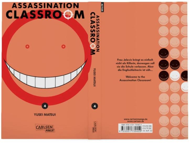 Produktbild Assassination Classroom, Band 4 (Deutsch, Yusei Matsui, 2015)