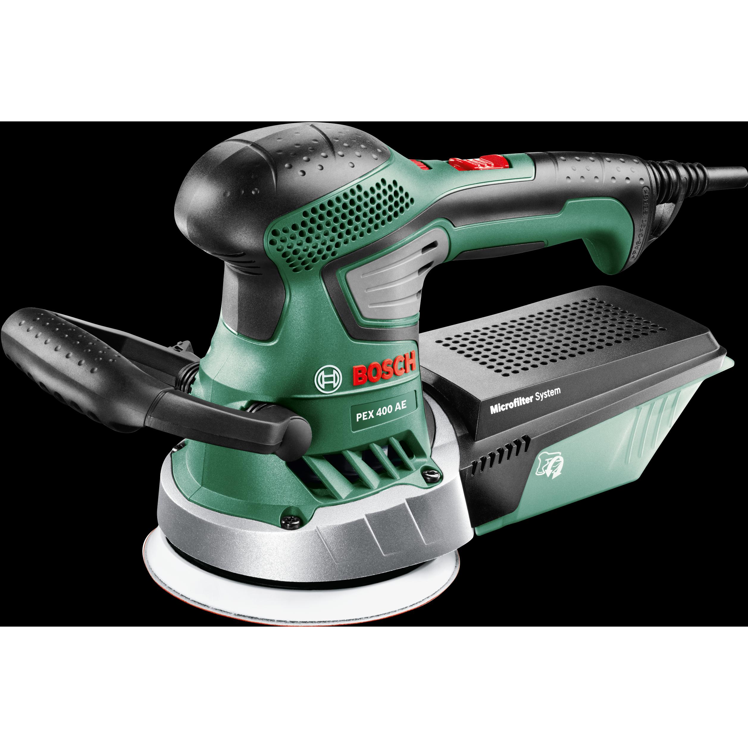 Bosch Home & Garden, Schleifmaschine + Poliermaschine, Pex 400 Ae (Exzenterschleifer, 370 W)