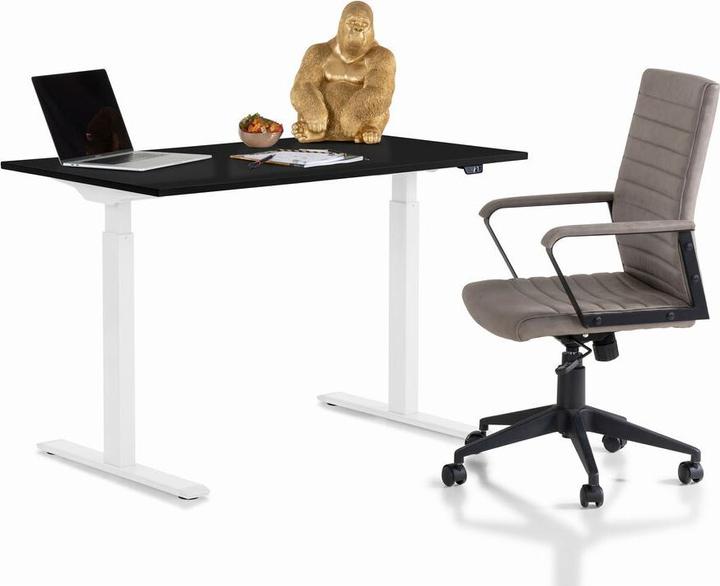 Kare Design Desk Office Smart White Black 120x70 (120 x 70 x 76 cm)