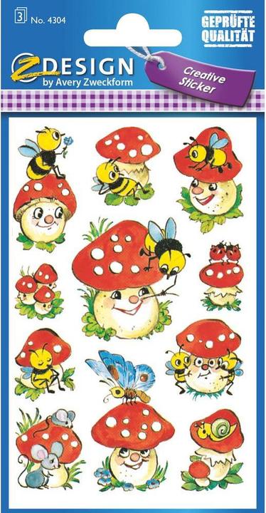 Produktbild Z-Design Aufkleber Pilze (33 Sticker)