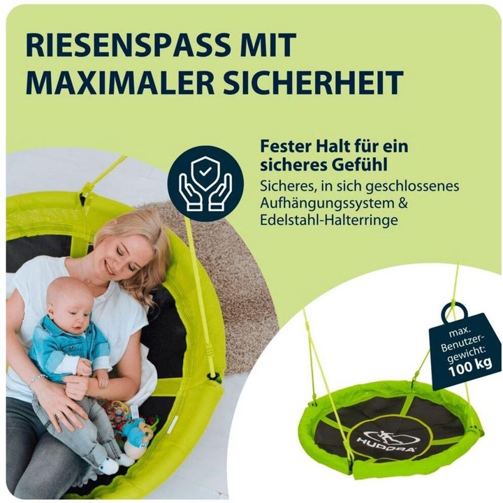 Actual product image Hudora Nest swing
