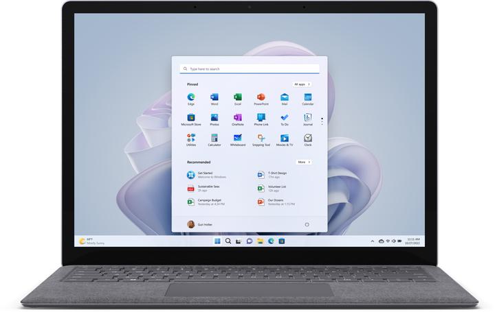 Actual product image Microsoft Surface Laptop 5 (13.50", 256 GB, 8 GB, CH, Intel Core i5-1235U)