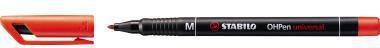 Produktbild STABILO OHPen universal Folienstift permanent (Rot, 1 mm, 1 x)