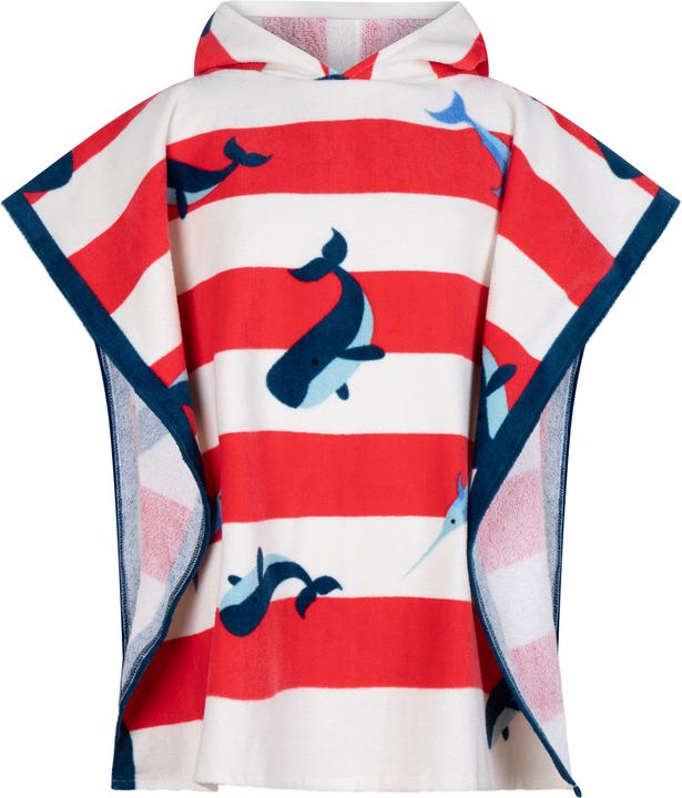 Actual product image Swim Essentials Luxe Beach Poncho Red Whale (65 x 65 cm)