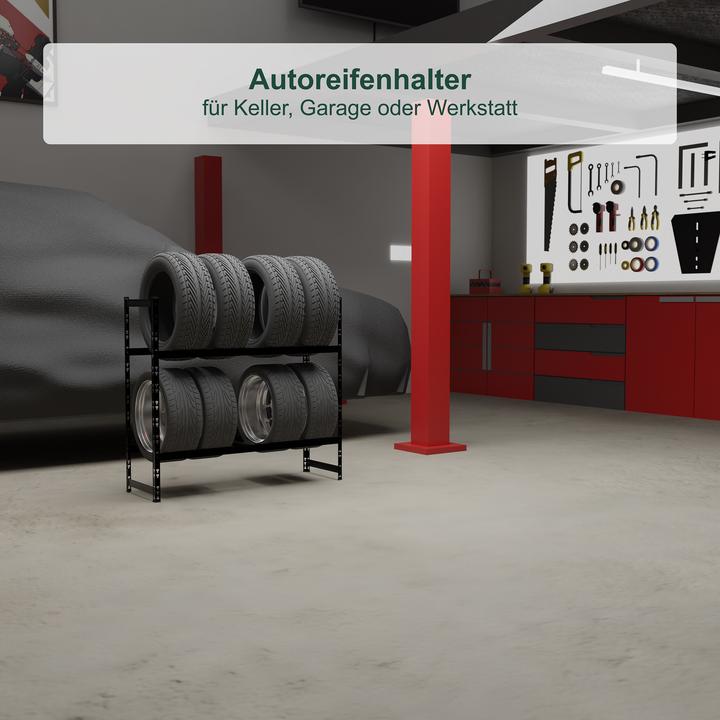 Actual product image Relaxdays Reifenregal