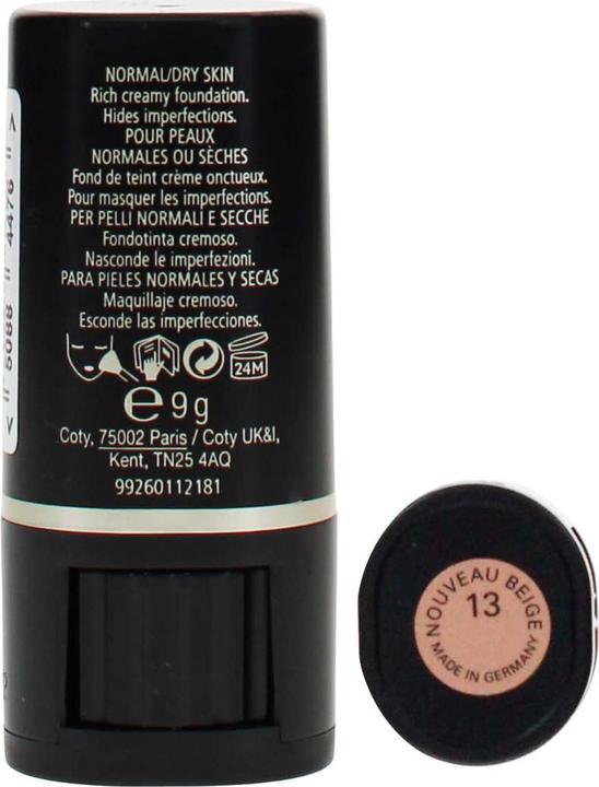 Produktbild Max Factor Pan Stik, Stab, Creme, True Beige, Universalhülle, Anti-Makel, Anti-Mitesser, Glättend, N (013)