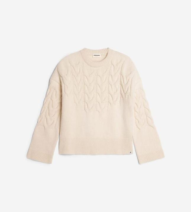 Produktbild Armedangels Alaania Pullover Stand-Up Collar Oatmilk (M)