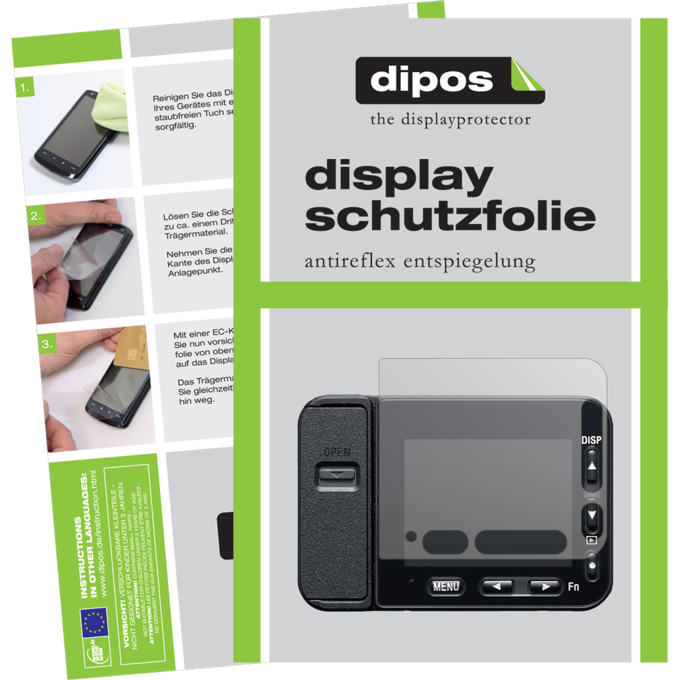 Dipos Displayschutzfolie Antireflex (Displayschutz, Sony DSC-RX0M2), Kameraschutz, Transparent