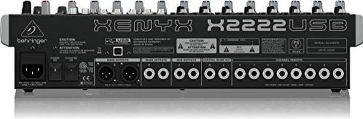 Image du produit Behringer Xenyx X2222USB (Studio et mixeur live)
