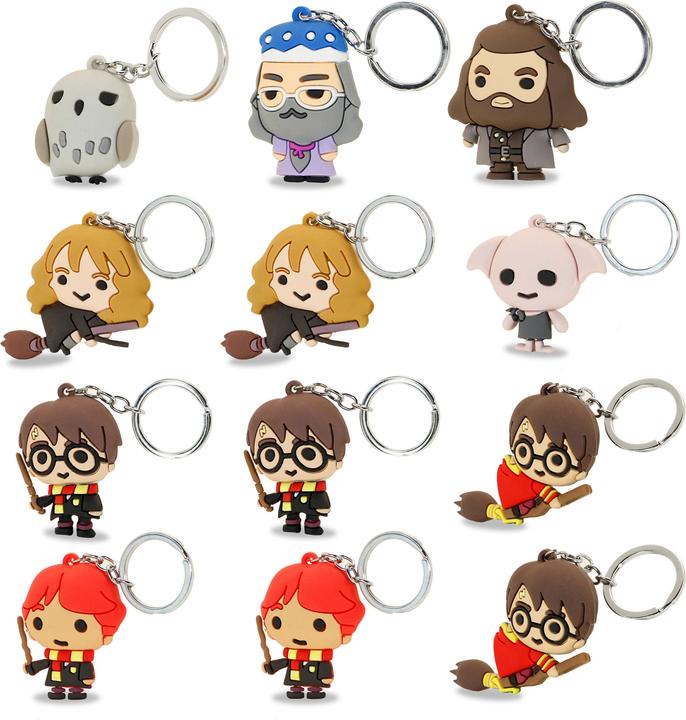 Image du produit Karactermania Jeu de 12 figurines en vinyle Keychain Assorted HP