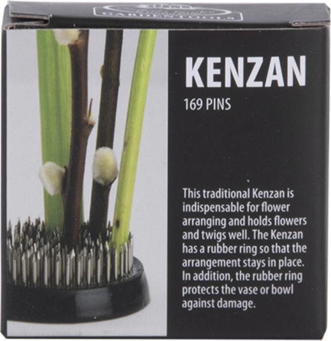 Actual product image Esschert Design Plug-in hedgehog Kenzan L Black/Silver (6.10 cm, 6.10 cm)