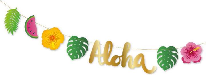 Produktbild Globos Europe Aloha-Buchstabengirlande – 2 m