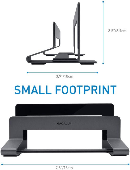 Actual product image Macally Vertical Laptop Stand
