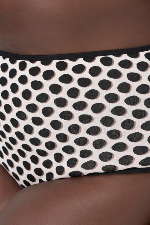 Produktbild Ulla Popken Maxislips, 3er-Pack, Punkte/ einfarbig (68, 3er Pack)