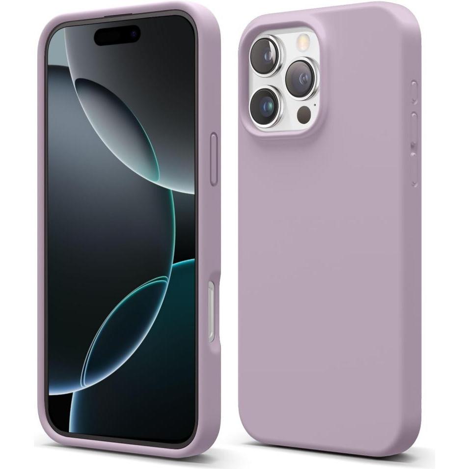 Screenguard Liquid Silicone Case (Apple iPhone 16 Pro), Smartphone Hülle, Violett