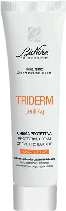 Actual product image BioNike Triderm Lenil Ag crema protettiva con argento (30 ml, 24h cream)
