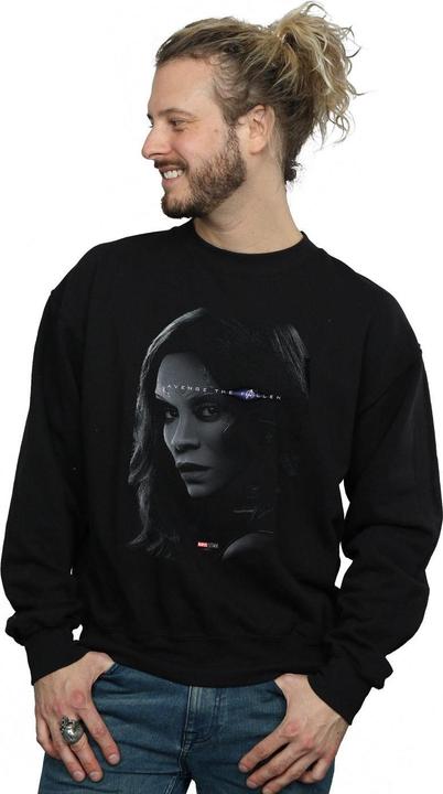 Actual product image Mens Avengers Endgame Avenge The Fallen Gamora Cotton Sweatshirt (3XL)