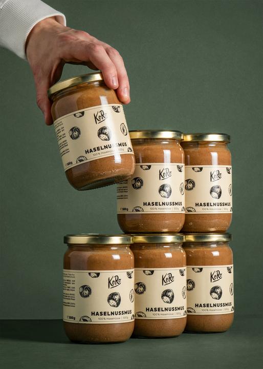 Produktbild KoRo Haselnussmus aus gerösteten Haselnusskernen (500 g)
