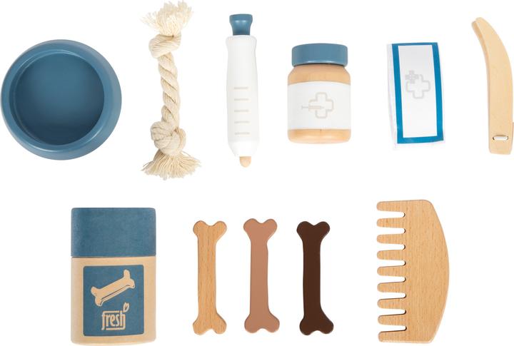 Image du produit small foot Hund mit Tasche und Pflege-Set (20 cm)