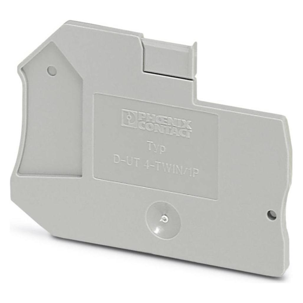 Phoenix Contact Grigio Phoenix D-Ut 4-Twin/1P Coprimorsettiera 50Pc(S), Accessori Di Elettronica + Alloggiamento,