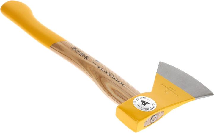 Image du produit Ochsenkopf Hache forestière, tranchant poli, frêne robuste, 41 cm, 1,3 kg