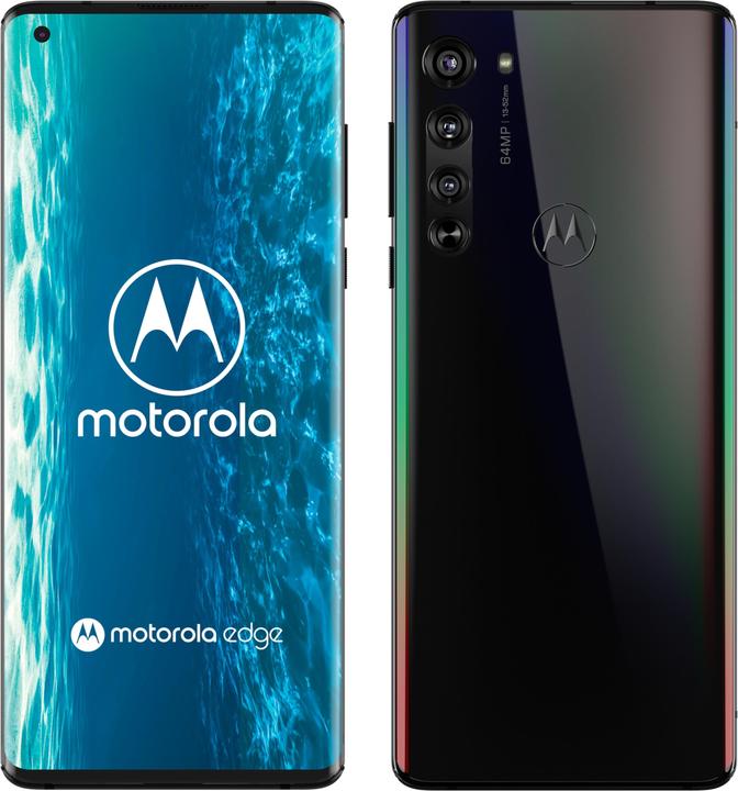 Produktbild Motorola Edge (128 GB, Solar Black, 6.70", Hybrid Dual SIM, 5G)