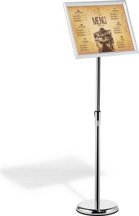 Productafbeelding Durable Vloerstandaard INFO Aluminium Snapframe A3 zilver (A3)