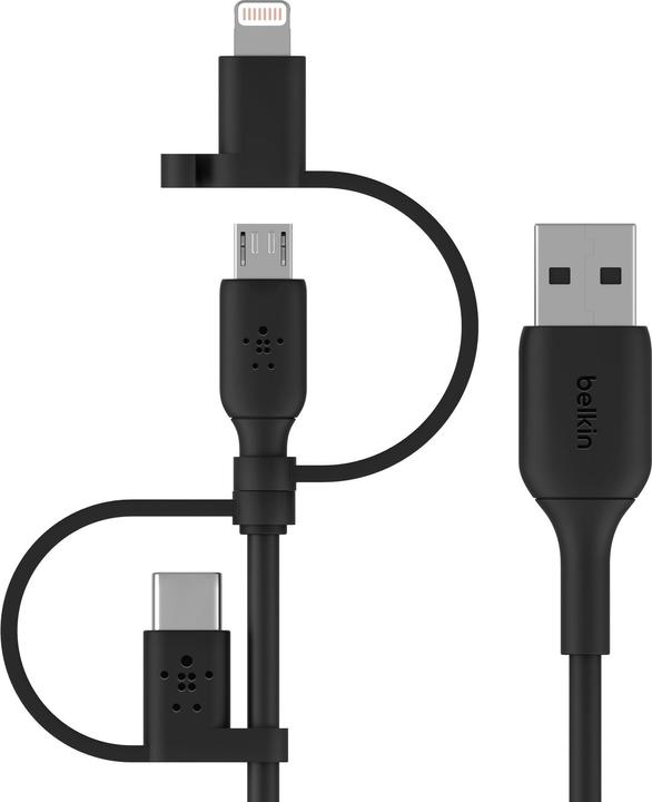 Produktbild Belkin 3in1 (1 m, USB 2.0, 15 W)