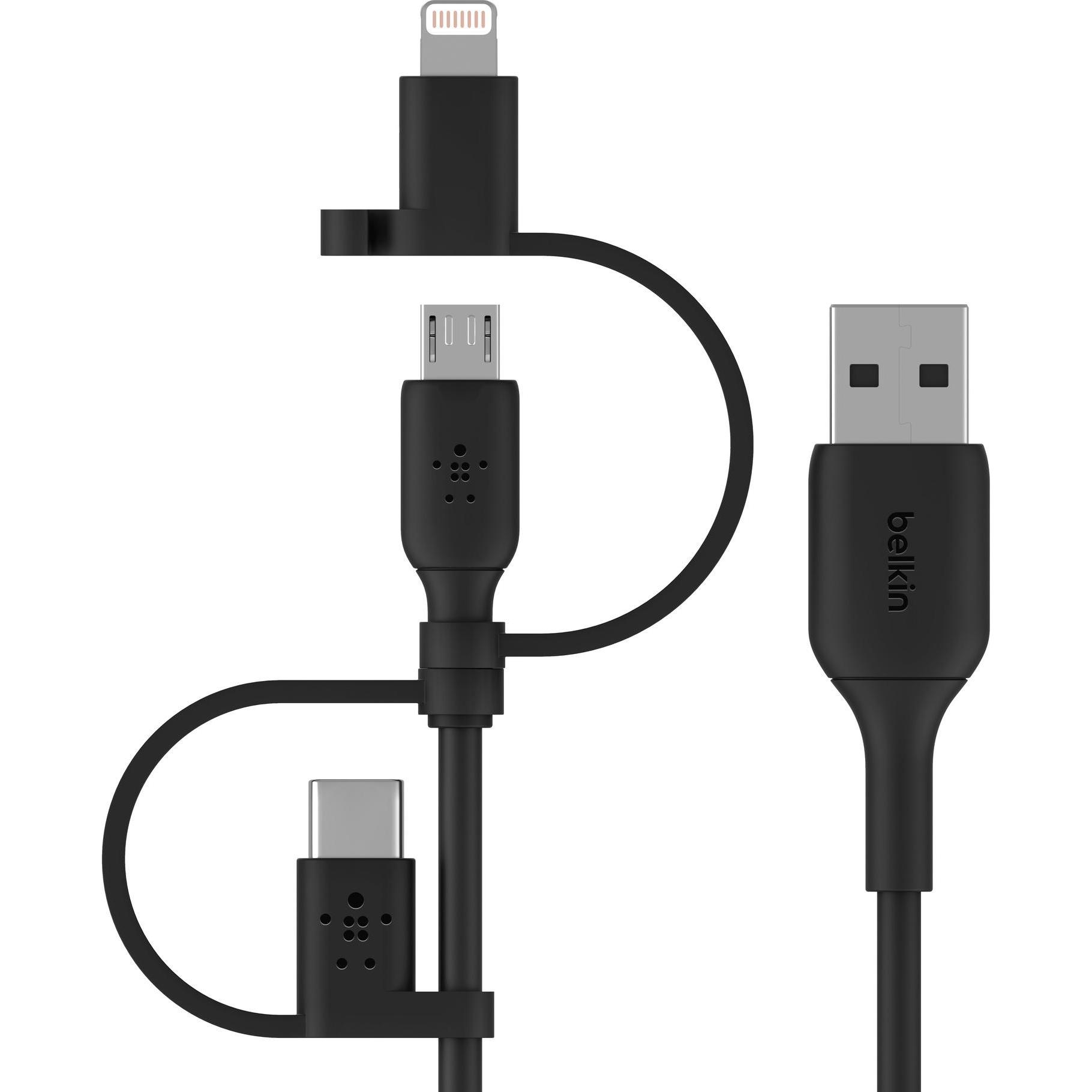 Belkin 3in1 (1 m, USB 2.0), USB Kabel