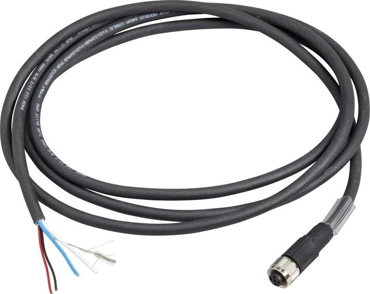 Actual product image Schneider Electric CANopen bus connection cable, angled, M12-A socket-wire, 25m TCSCCN2FNX25SA