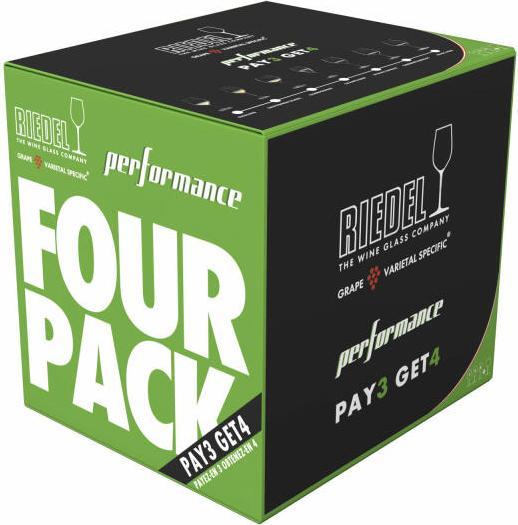 Produktbild Riedel Performance Champagnergläser (37.50 cl, 4 Gläser, Sektgläser)