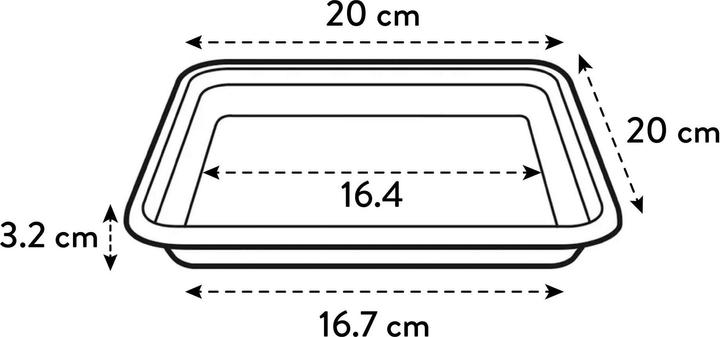Immagine prodotto Elho Coaster L/W 20 cm antracite