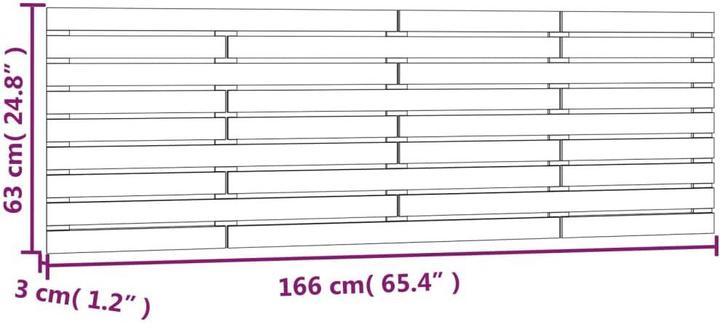 Image du produit VidaXL Oksiutka (166 x 3 x 63 cm)