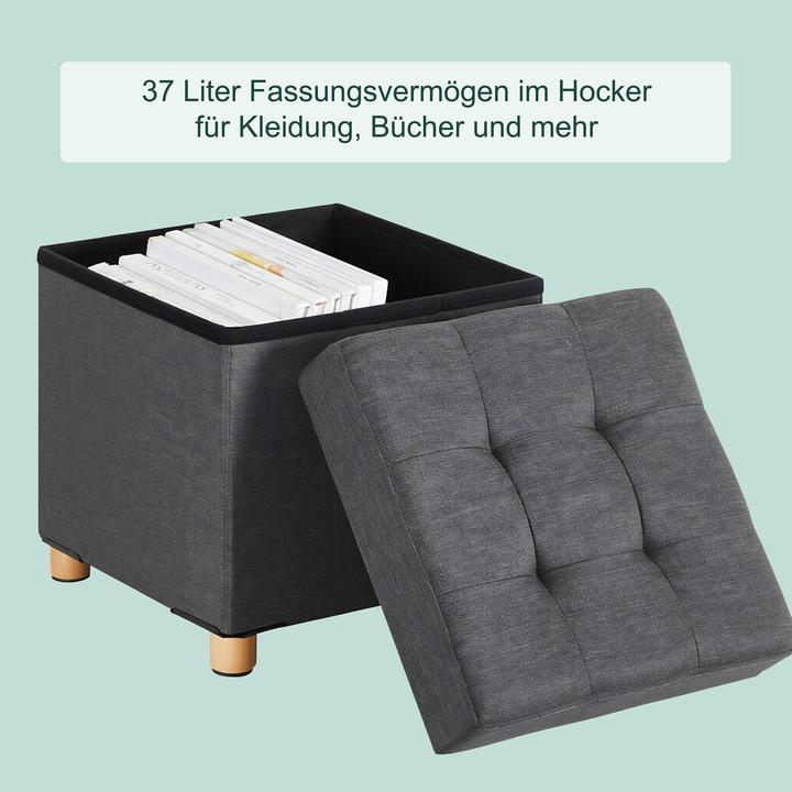 Actual product image Relaxdays Hocker mit Stauraum