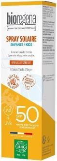 Immagine prodotto BioRegena Bio Crema Solare Fattore di Protezione 50 per Pelli Sensibili Bambini Oltre 3 Anni Spray 90ml (Spray solare, SPF 50, 90 ml)