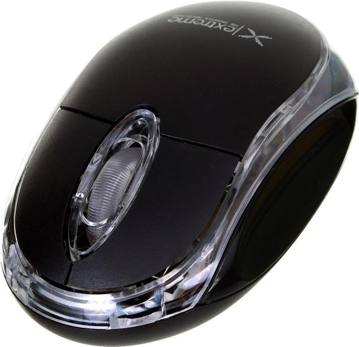 Actual product image Extreme HARRIER XM105K mouse (optical, 1000 DPI, black) (Cable)