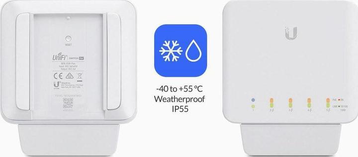 Actual product image Ubiquiti UnifiFlex:Outdoor 5Port PoE Switch (5 Ports)