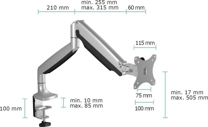 Actual product image Icy Box Ib-Ms503-T (Table, 32")