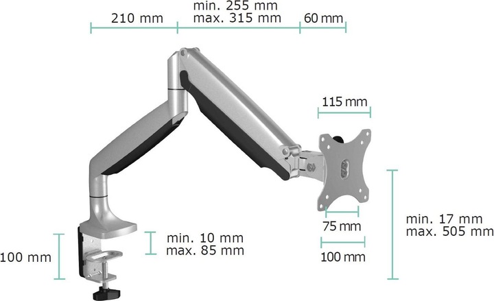 Actual product image Icy Box Ib-Ms503-T (Table, 32")