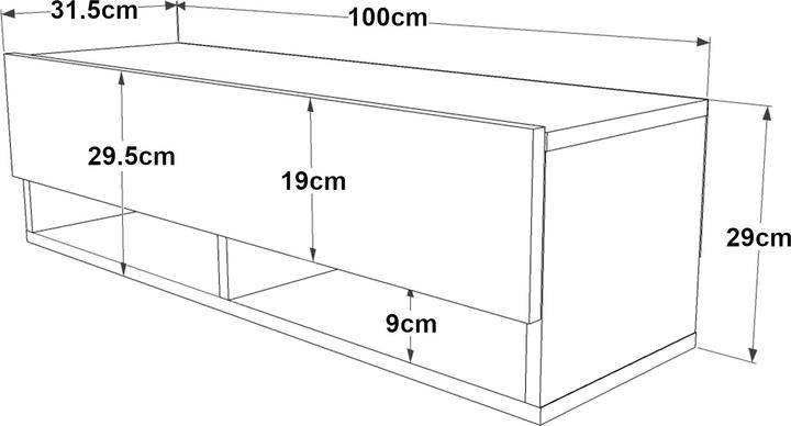 Image du produit En.Casa Laitila (100 x 31.5 x 29.5 cm)