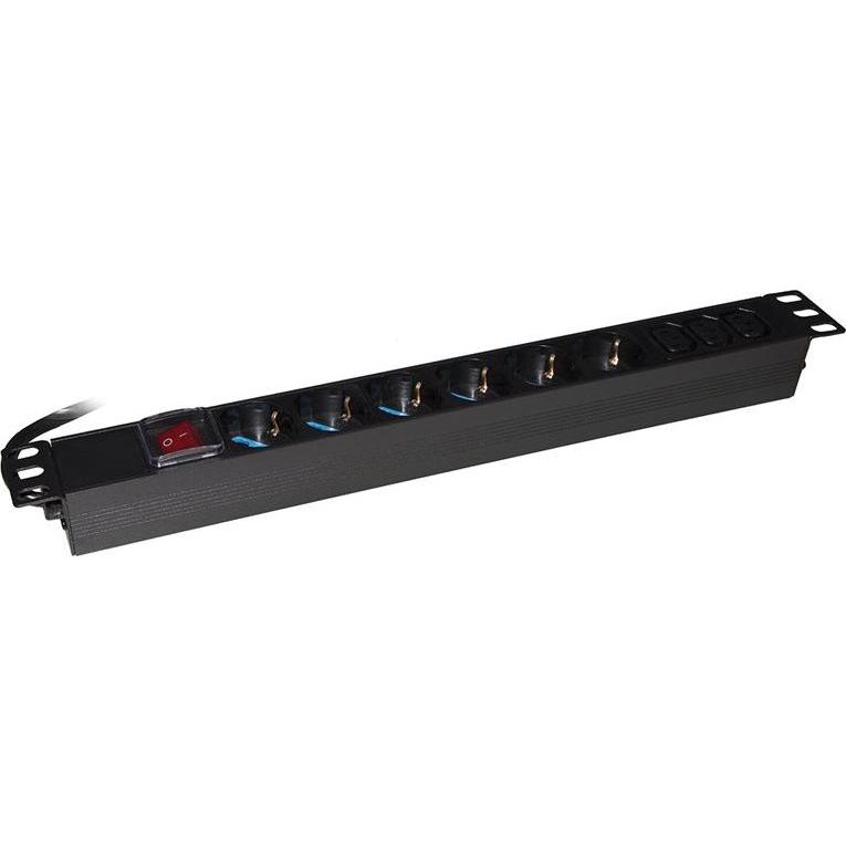 Link Accessori LK10061 Porta Accessori Barra Di Alimentazione, Accessori Per Armadio Rack, Nero