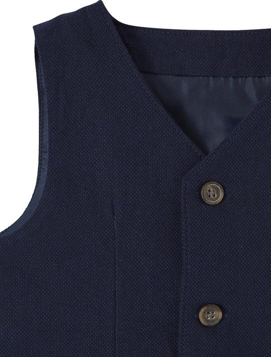 Image du produit Vertbaudet Ensemble festif bébé garçon : chemise, pantalon, gilet & noeud papillon