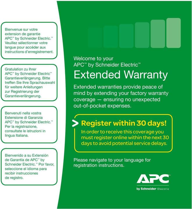 APC (1) Year Extended Warranty For
